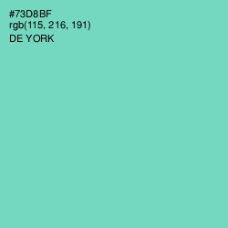 #73D8BF - De York Color Image