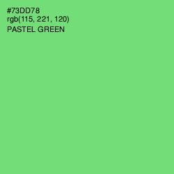 #73DD78 - Pastel Green Color Image
