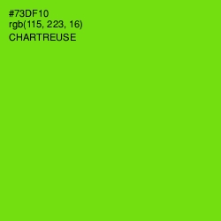 #73DF10 - Chartreuse Color Image