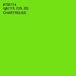 #73E114 - Chartreuse Color Image