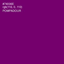 #74006E - Pompadour Color Image