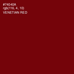 #74040A - Venetian Red Color Image