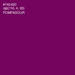 #74045D - Pompadour Color Image