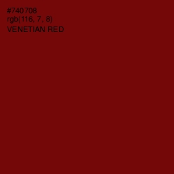 #740708 - Venetian Red Color Image