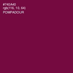 #740A40 - Pompadour Color Image