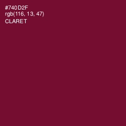 #740D2F - Claret Color Image