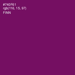 #740F61 - Finn Color Image