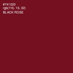 #741020 - Black Rose Color Image