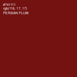 #741111 - Persian Plum Color Image