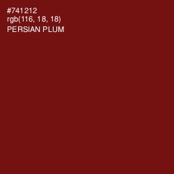 #741212 - Persian Plum Color Image