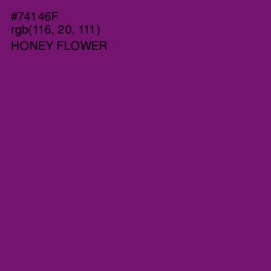 #74146F - Honey Flower Color Image