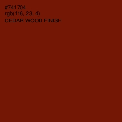 #741704 - Cedar Wood Finish Color Image