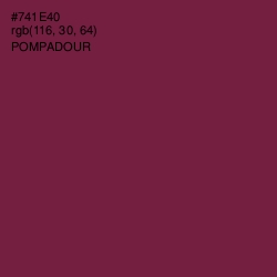 #741E40 - Pompadour Color Image