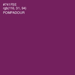 #741F5E - Pompadour Color Image