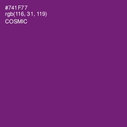 #741F77 - Cosmic Color Image