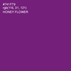 #741F79 - Honey Flower Color Image