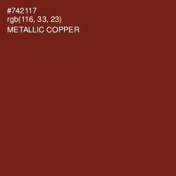 #742117 - Metallic Copper Color Image