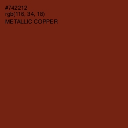 #742212 - Metallic Copper Color Image