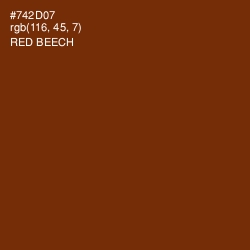#742D07 - Red Beech Color Image