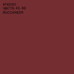 #742D31 - Buccaneer Color Image