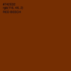 #742E02 - Red Beech Color Image