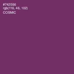 #742E66 - Cosmic Color Image