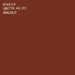 #74311F - Walnut Color Image
