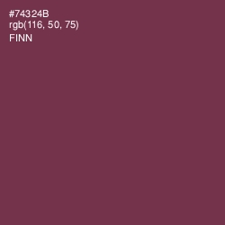 #74324B - Finn Color Image