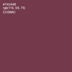 #743A4B - Cosmic Color Image