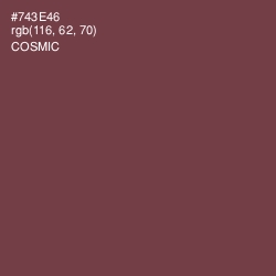 #743E46 - Cosmic Color Image