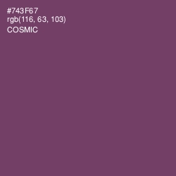 #743F67 - Cosmic Color Image