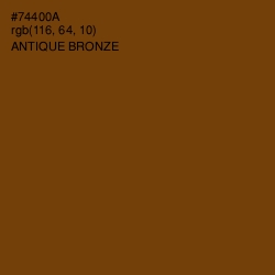 #74400A - Antique Bronze Color Image