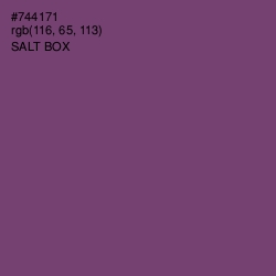 #744171 - Salt Box Color Image