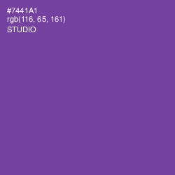 #7441A1 - Studio Color Image