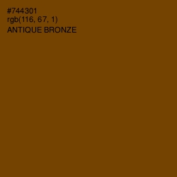 #744301 - Antique Bronze Color Image