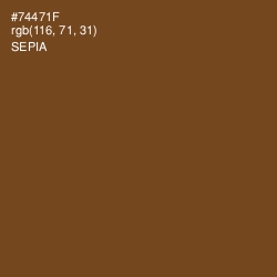 #74471F - Sepia Color Image