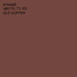 #74483E - Old Copper Color Image