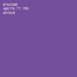 #744D9B - Affair Color Image