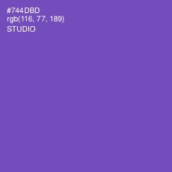 #744DBD - Studio Color Image