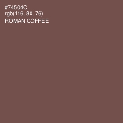 #74504C - Roman Coffee Color Image