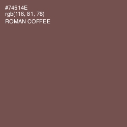 #74514E - Roman Coffee Color Image