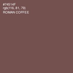 #74514F - Roman Coffee Color Image