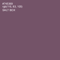 #745369 - Salt Box Color Image