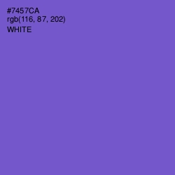 #7457CA - Fuchsia Blue Color Image