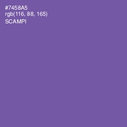#7458A5 - Scampi Color Image