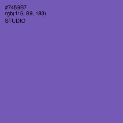 #7459B7 - Studio Color Image