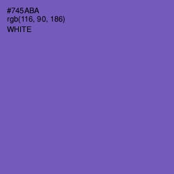 #745ABA - Blue Violet Color Image