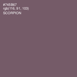 #745B67 - Scorpion Color Image