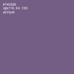 #745E85 - Affair Color Image