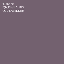 #746170 - Old Lavender Color Image